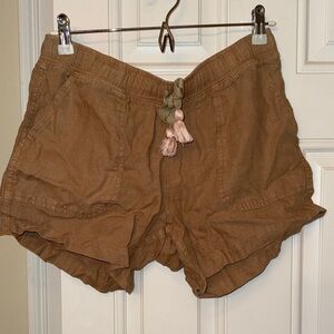 Spartina 449 Tan Women's Cargo Shorts